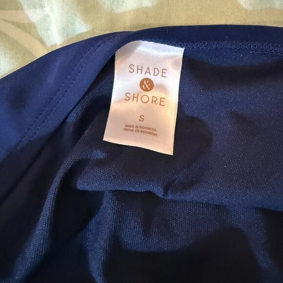 Shade & Shore navy blue swim bottom - size small - Picture 3 of 4